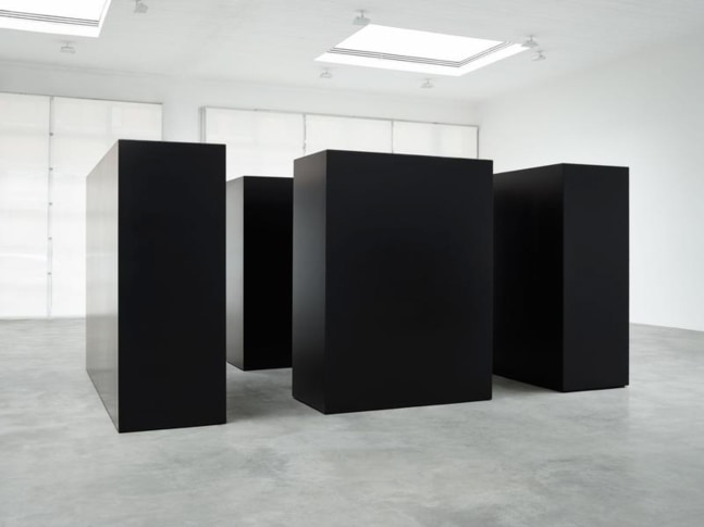 Steel, painted black
Overall: 6 ft. 8 in. &amp;times; 15 ft. &amp;times; 10 ft. (203.2 &amp;times; 457.2 &amp;times; 304.8 cm), edition 2/3
Tony Smith Estate