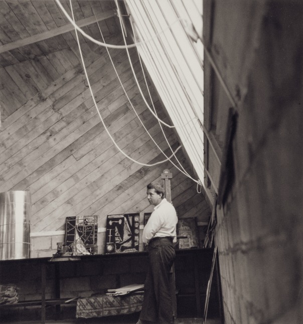 Interior view with Fritz Bultman, 1948
Photo Emerick Bronson