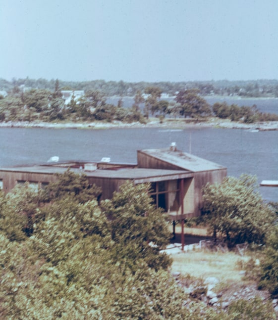 Exterior view, 1950s