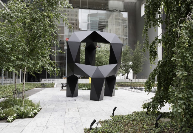 Aluminum, painted black
17 ft. 11&amp;frasl;4 in. &amp;times; 13 ft. 71&amp;frasl;4&amp;nbsp;in. &amp;times; 15 ft. 81&amp;frasl;2&amp;nbsp;in. (521.3 &amp;times; 414.7 &amp;times; 478.8 cm), edition AP
The Museum of Modern Art, New York