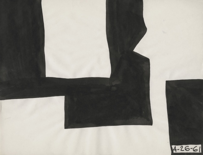 Untitled, 1961
Ink on paper
8 3/8 &amp;times; 10 7/8 in. (21.3 &amp;times; 27.6 cm)