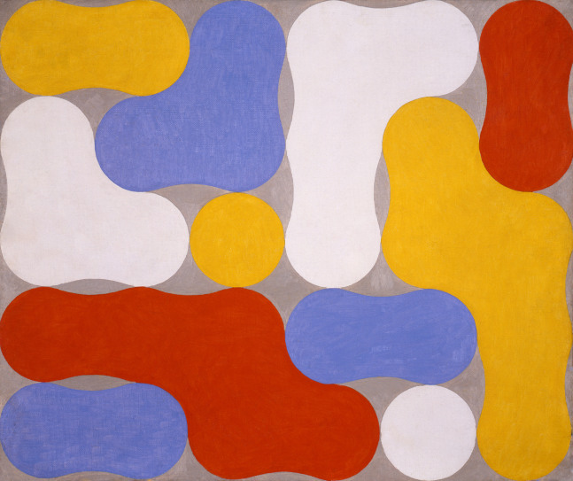 Untitled, 1953&amp;ndash;54
Oil on board
19 1/2 &amp;times; 23 3/8 in. (49.5 &amp;times; 59.4 cm)