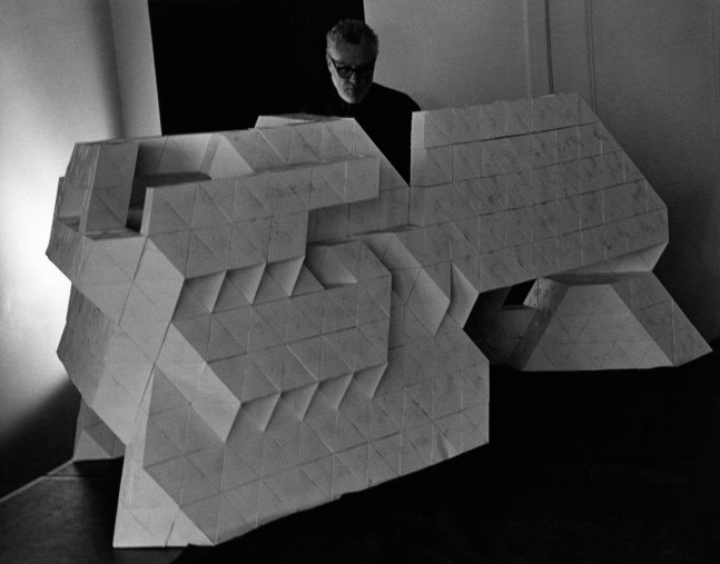 Tony Smith with 1st model, 1969

&amp;nbsp;