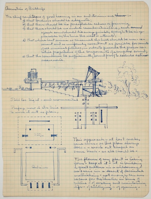 Ink on gridded paper,&amp;nbsp;9 3/4 &amp;times; 7 3/8 in. (24.8 &amp;times; 18.7 cm)