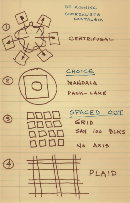 Ink on ruled paper,&amp;nbsp;14 &amp;times; 8 1/2 in. (35.6 &amp;times; 21.6 cm)