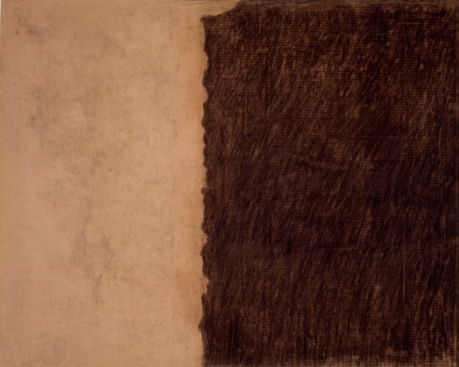 Untitled, 1953&amp;ndash;55
Charcoal on brown paper
31 3/4 &amp;times; 39 1/4 in. (80.6 &amp;times; 99.7 cm)
The Museum of Modern Art, New York