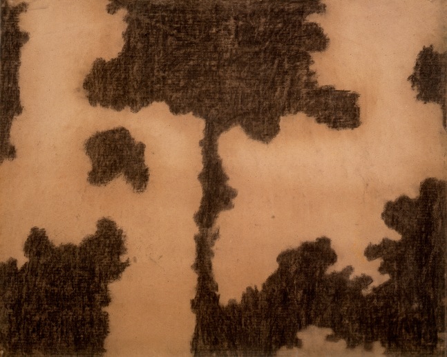 Untitled, 1953&amp;ndash;55
Charcoal on brown paper
31 3/4 &amp;times; 39 1/4 in. (80.6 &amp;times; 99.7 cm)