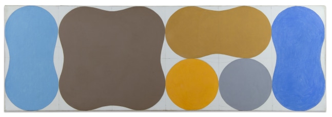 Louisenberg #11, 1953&amp;ndash;54
Oil on canvas
15 3/4 &amp;times; 47 1/4 in. (40 &amp;times; 120 cm)