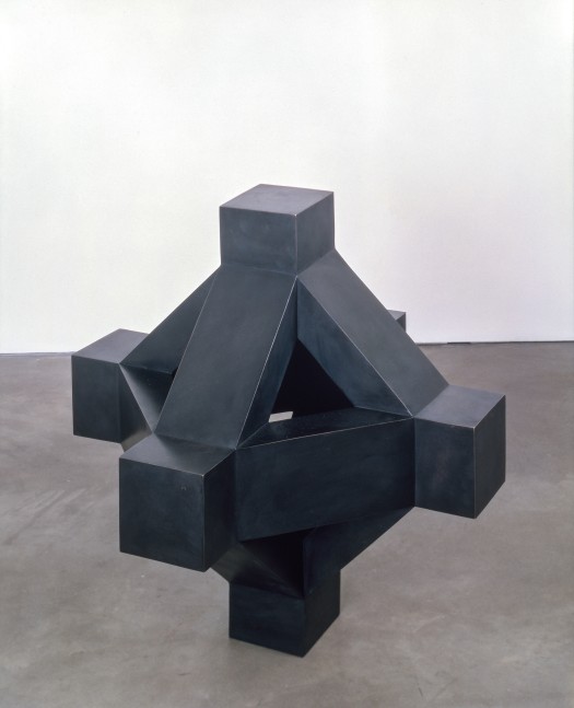 Cast bronze, black patina
32 &amp;times; 32 &amp;times; 32 in. (81.3 &amp;times; 81.3 &amp;times; 81.3 cm), edition 1/6
Private collection