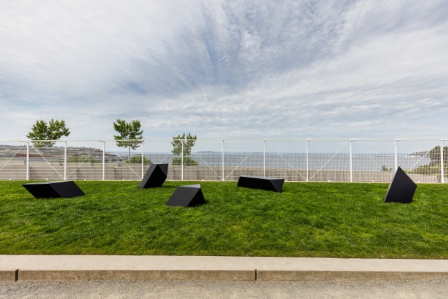 Steel, painted black
5 units, height range 23 in. to 451&amp;frasl;2 in., edition AP
Seattle Art Museum