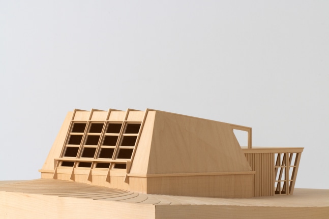 Exhibition model, 1998, basswood
12 &amp;times; 35 &amp;times; 35 in. (30.5 &amp;times; 88.9 &amp;times; 88.9 cm)