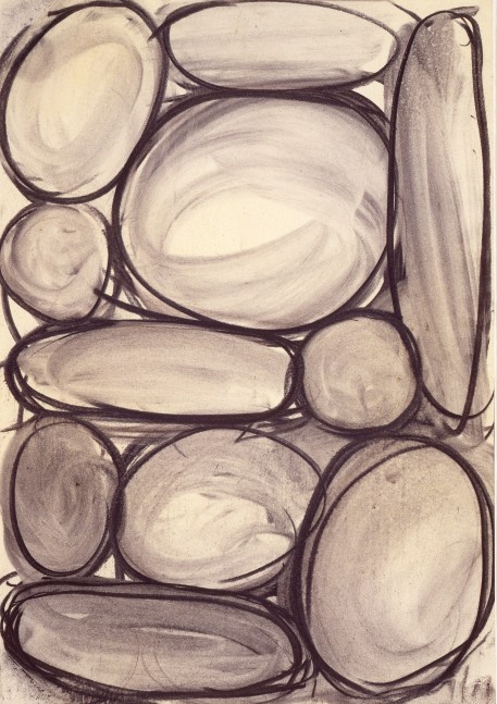 Untitled, 1954
Charcoal on paper
17 3/8 &amp;times; 12 1/8 in. (44.1 &amp;times; 30.8 cm)