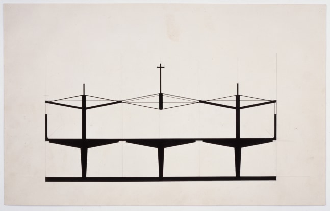 Section, ink on paper
13 7/8 &amp;times; 21 7/8 in. (35.2 &amp;times; 55.6 cm)
&amp;nbsp;