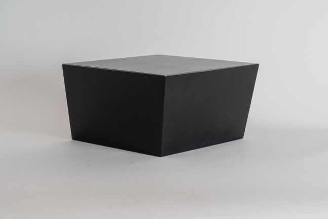 Wood, painted black
101&amp;frasl;4 &amp;times; 21 &amp;times; 221&amp;frasl;2 in. (26 &amp;times; 53.3 &amp;times; 57.2 cm), edition 17/40
Wadsworth Atheneum Museum of Art. Gift of The Robert Mapplethorpe Foundation, Inc.&amp;nbsp;