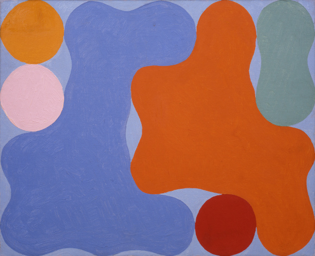 Untitled, 1953&amp;ndash;54
Oil on board
15 3/4 &amp;times; 19 1/2 in. (40 &amp;times; 49.5 cm)