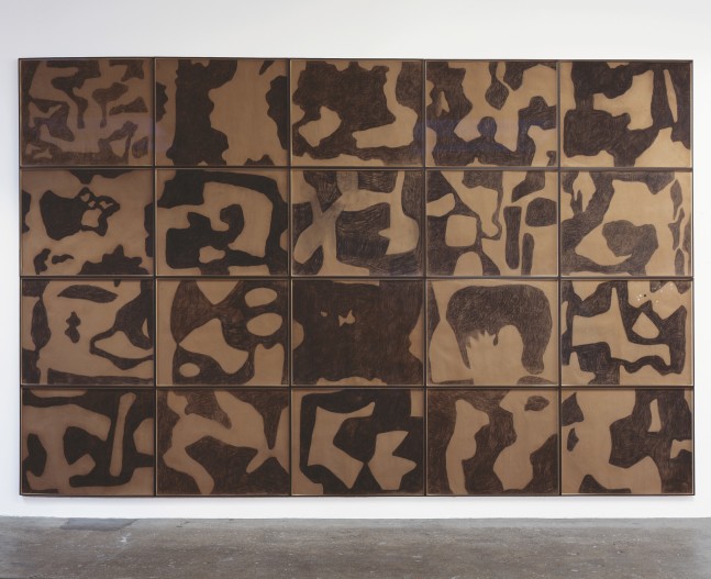 Untitled, 1954
Charcoal on paper
Set of 20 drawings, 31 3/4 x 39 1/4 in. (80.6 &amp;times; 99.7 cm) each; 10 ft. 7 in. x 16 ft. 4 in. overall