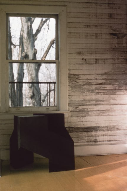 Wood model, painted black
30 x 421&amp;frasl;4&amp;nbsp;x 421&amp;frasl;4&amp;nbsp;in.&amp;nbsp;(76.2 &amp;times; 107.3 &amp;times; 107.3 cm)