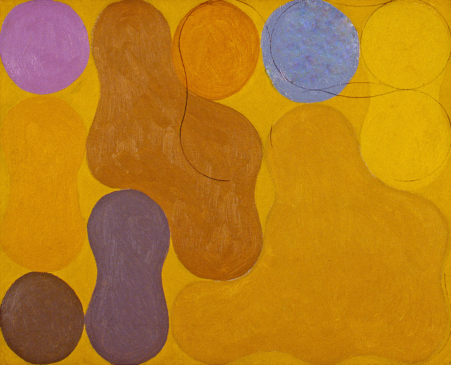 Untitled, 1953&amp;ndash;54
Oil on board
15 3/4 &amp;times; 19 1/2 in. (40 &amp;times; 49.5 cm)