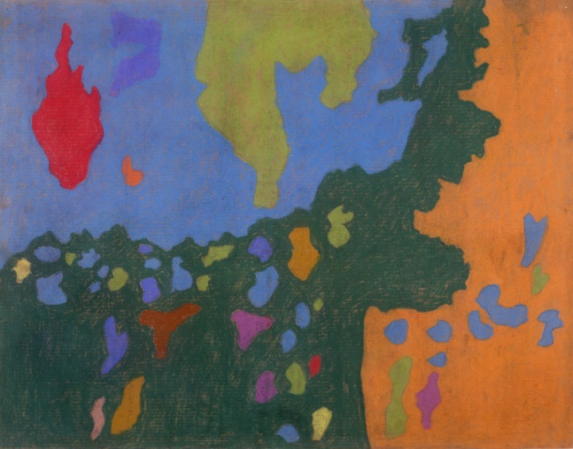 Untitled, 1953&amp;ndash;55
Pastel on brown paper
31 1/2 &amp;times; 39 1/8 in. (80 &amp;times; 99.4 cm)
The Metropolitan Museum of Art
