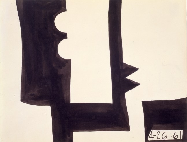 Untitled, 1961
Ink on paper
8 3/8 &amp;times; 10 7/8 in. (21.3 &amp;times; 27.6 cm)
The Museum of Modern Art