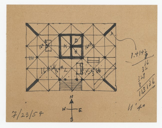 Sketch, ink on paper
4 1/8 &amp;times; 5 3/8 in. (10.5 &amp;times; 13.7 cm)