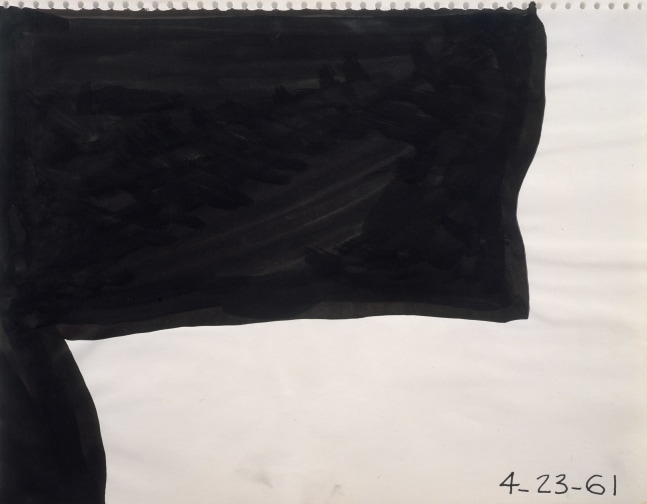 Untitled, 1961
Ink on paper
11 &amp;times; 13 7/8 in. (27.9 &amp;times; 35.2 cm)