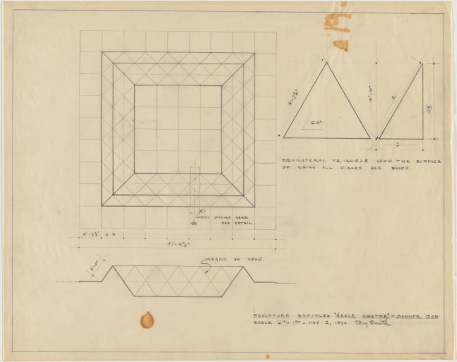 Graphite on tracing paper
19 &amp;times; 23&amp;nbsp;3&amp;frasl;4 in. (48.3 &amp;times; 60.3 cm)