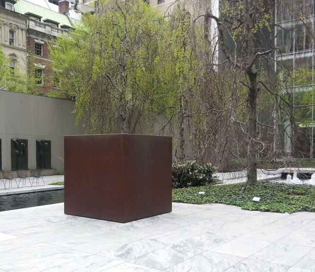 Steel, oiled finish
6 &amp;times; 6 &amp;times; 6 ft. (182.9 &amp;times; 182.9 &amp;times; 182.9 cm), edition AP
Museum of Modern Art, New York