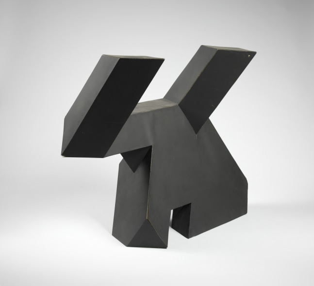 Pressed board, black
223&amp;frasl;4&amp;nbsp;&amp;times; 28 &amp;times; 16 in. (57.8 &amp;times; 71.1 &amp;times; 40.6 cm)
Princeton University Art Museum, NJ