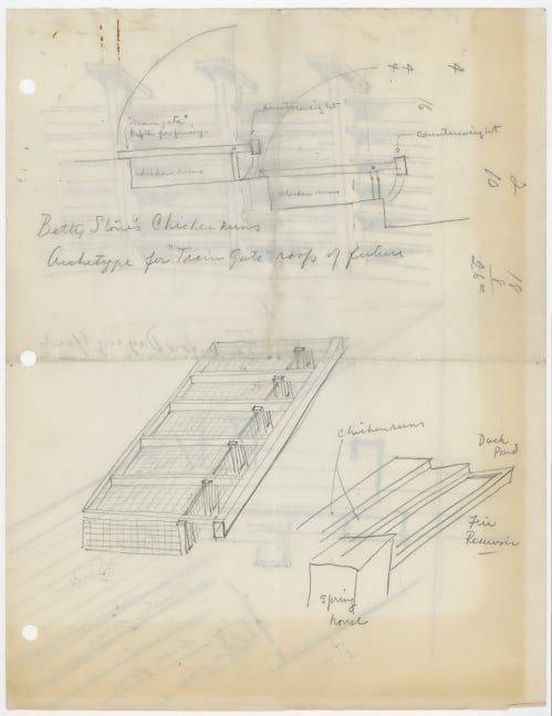 Sketch, graphite on paper
11 &amp;times; 8 1/2 in. (27.9 &amp;times; 21.6 cm)