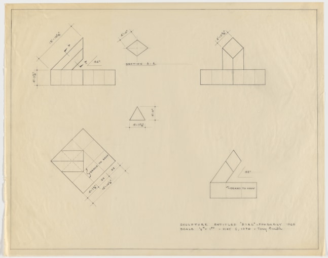 Graphite on paper
19 x 233&amp;frasl;4&amp;nbsp;in. (48.3 x 60.3 cm)