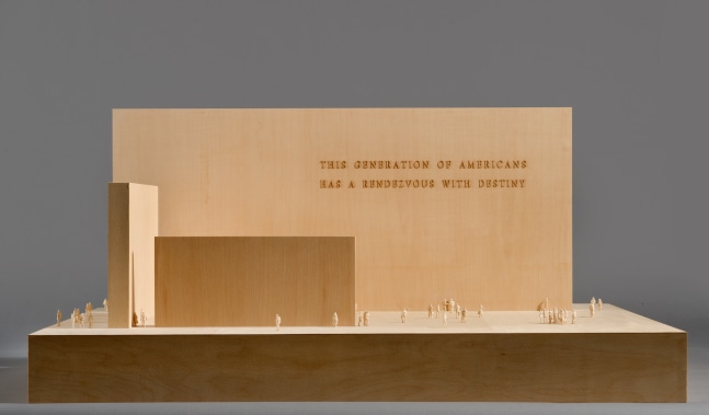 Exhibition model, 1998, basswood
14 &amp;times; 29 7/8 &amp;times; 28 1/4 in. (35.6 &amp;times; 75.9 &amp;times; 71.8 cm)