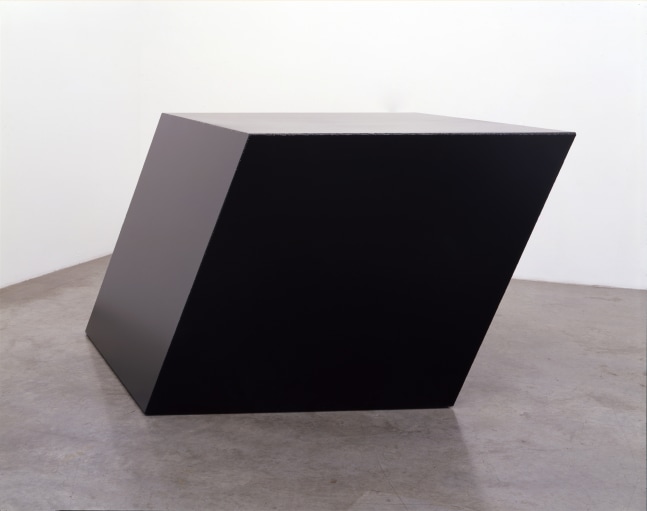 Steel, painted black
48 &amp;times; 60 &amp;times; 106 in. (121.9 &amp;times; 152.4 &amp;times; 269.2 cm), edition 1/3
Private collection