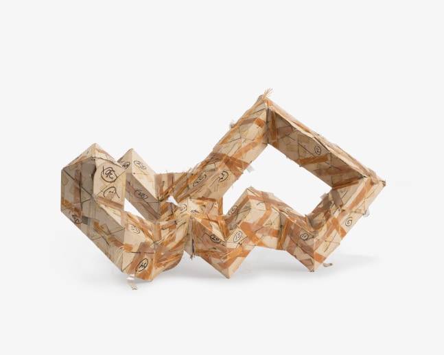 Card stock and tape
13 &amp;times; 33 &amp;times; 16 in. (33 &amp;times; 83.8 &amp;times; 40.6 cm)
&amp;nbsp;