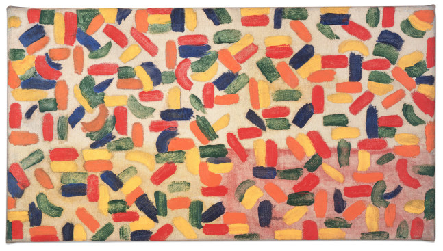 Untitled, ca. 1950
Oil on canvas
10 &amp;times; 18 1/8 in. (25.4 &amp;times; 46 cm)
