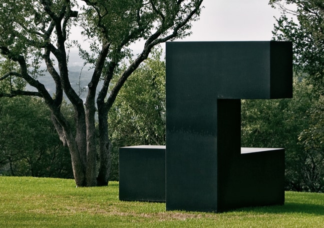 Steel, painted black
12 &amp;times; 12 &amp;times; 16 ft. (365.8 &amp;times; 365.8 &amp;times; 487.7 cm), edition AP
Private collection