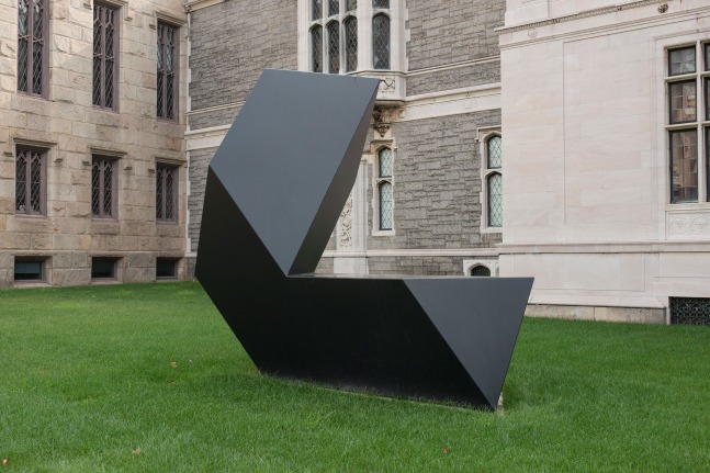 Steel, painted black
11 ft. 6 in. &amp;times; 7 ft. 6 in. &amp;times; 11 ft. 6 in. (350.5 &amp;times; 228.6 &amp;times; 350.5 cm), edition 1/3
Wadsworth Atheneum Museum of Art, Hartford, CT