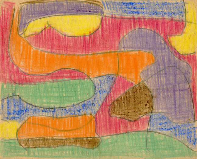 Untitled, 1954
Crayon, pencil on paper
8 &amp;times; 10 in. (20.3 &amp;times; 25.4 cm)