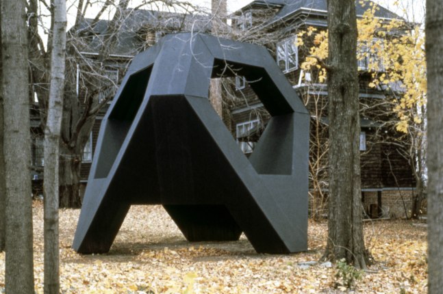 Plywood mock-up, painted black
17 ft. &amp;times; 18 ft. 6 in. &amp;times; 18 ft. 6 in. (518.2 &amp;times; 563.9 &amp;times; 563.9 cm) half-scale&amp;nbsp;
South Orange, NJ, 1976&amp;ndash;77