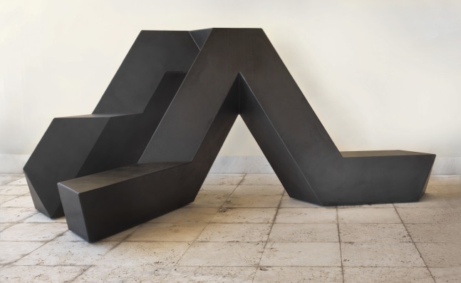 Steel, painted black
3 ft. 9 5/8 in. &amp;times; 9 ft. 4 in. &amp;times; 6 ft. (115.9 &amp;times; 284.5 &amp;times; 182.9 cm), unique
Private collection