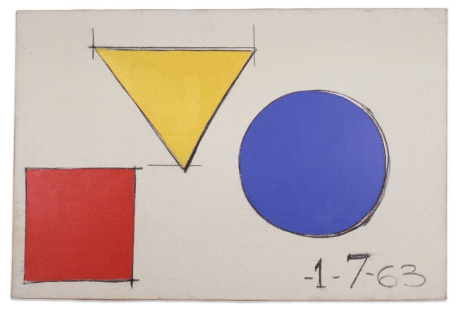 Untitled, 1963
Oil on canvas
24 &amp;times; 36 in. (61 &amp;times; 91.4 cm)