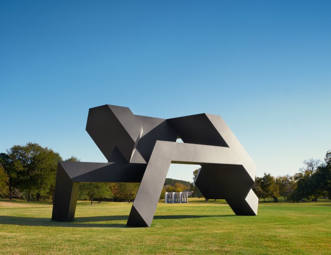 Steel, painted black
22 ft. 8 in. &amp;times; 24 ft. &amp;times; 43 ft. 11 in. (6.91 &amp;times; 7.32 &amp;times; 13.39 m), edition 3/3
Private collection