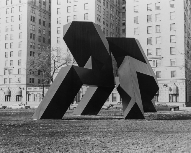 Steel, painted black
22 ft. 8 in. &amp;times; 24 ft. &amp;times; 43 ft. 11 in. (6.91 &amp;times; 7.32 &amp;times; 13.39 m), edition 1/3
Detroit Institute of Arts, MI