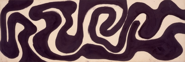 Untitled, ca. 1949&amp;ndash;50
Ink on paperboard
8 5/16 &amp;times; 24 3/4 in. (21.1 &amp;times; 62.9 cm)