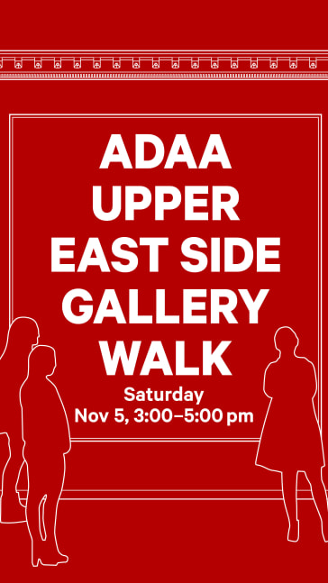 graphic logo of two people looking at what seems to be a painting