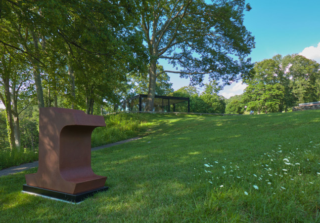 ONE, from&amp;nbsp;ONE Through ZERO (The Ten Numbers),&amp;nbsp;1980&amp;ndash;2003, at the Glass House, 2017. Photo: Tom Powel Imaging; Artwork: &amp;copy; The Robert Indiana Legacy Initiative/Artists Rights Society (ARS), NY