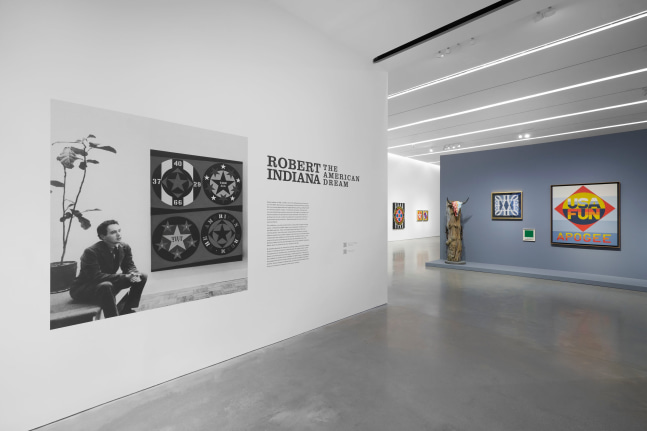 Installation view of Robert Indiana: The American Dream, Pace Gallery, New York,&amp;nbsp;May 9&amp;ndash;August 15, 2025