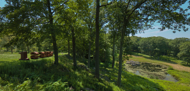 ONE Through ZERO (The Ten Numbers), 1980&amp;ndash;2003, at the Glass House, 2017. Photo: Tom Powel Imaging; Artwork: &amp;copy; The Robert Indiana Legacy Initiative/Artists Rights Society (ARS), NY