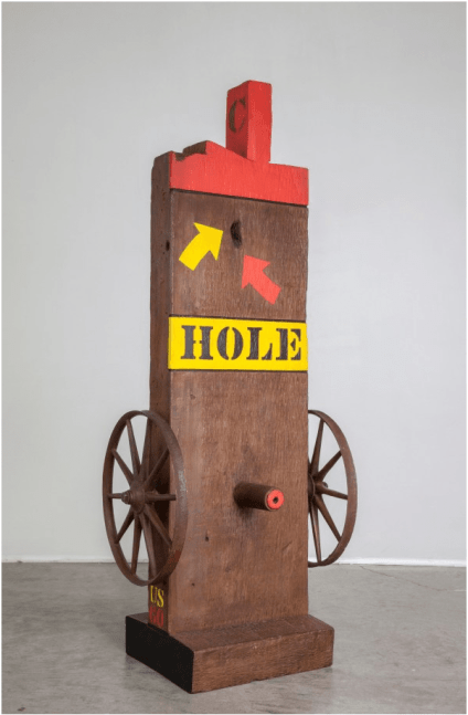 Hole

1960, cast 1991

Painted bronze

44 3/8 &amp;times; 18 1/4 &amp;times; 12 5/8 in. (112.7 &amp;times; 46.4 &amp;times; 32.1 cm)

Edition of eight plus two artist proofs.

&amp;nbsp;

Photo: Courtesy of Walla Walla Foundry, Washington; Artwork: &amp;copy; Morgan Art Foundation Ltd./Artists Rights Society (ARS), NY