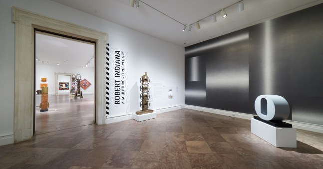 Installation view of&amp;nbsp;Robert Indiana: A Sculpture Retrospective, Albright-Knox Art Gallery, Buffalo, June 16&amp;ndash;September 23, 2018. Photo: Tom Powel Imaging